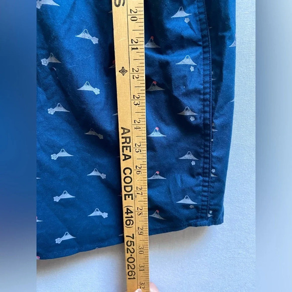 Adidas Adicross Stretch Woven Button Down Shirt - Mount Fuji All Over Print Sz L - Picture 8 of 9